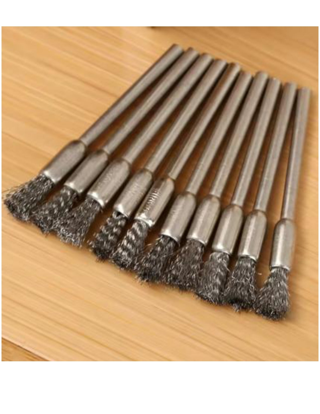 10 brosses inoxydale