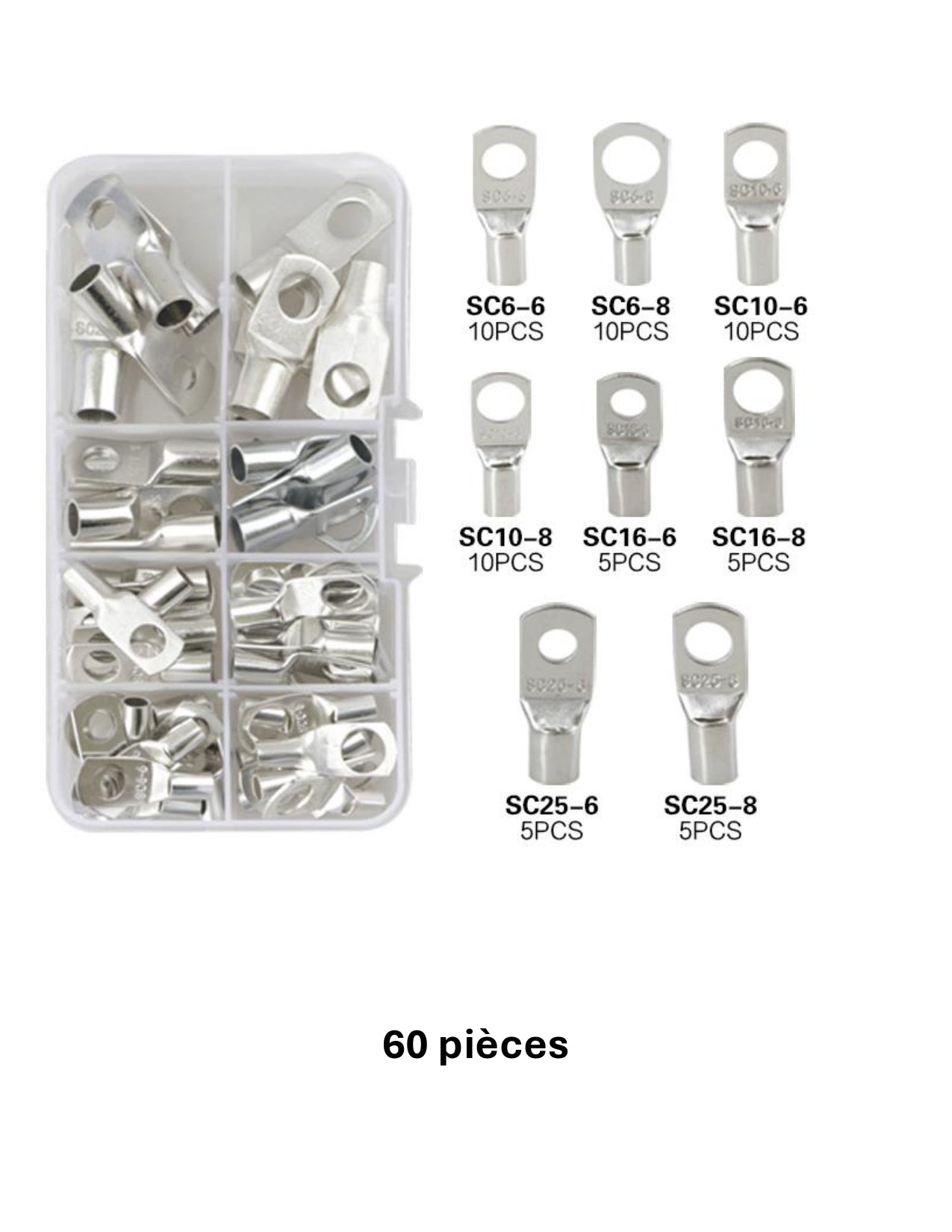 60 pièces