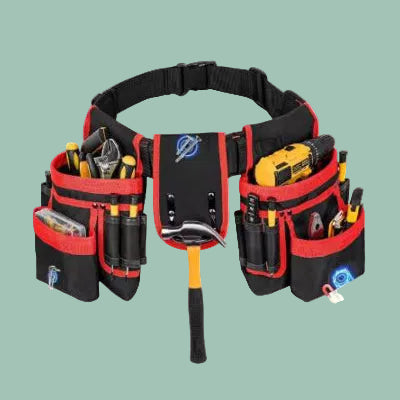 Ceinture porte outils Rouge