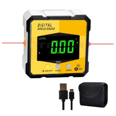 Inclinomètre laser Jaune