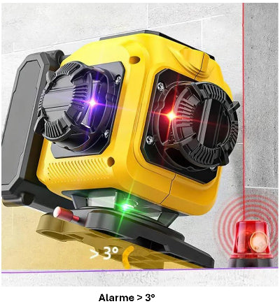 niveau laser alarme