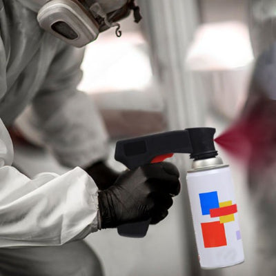 Pistolet peinture à compatibilité universelle des bouteilles