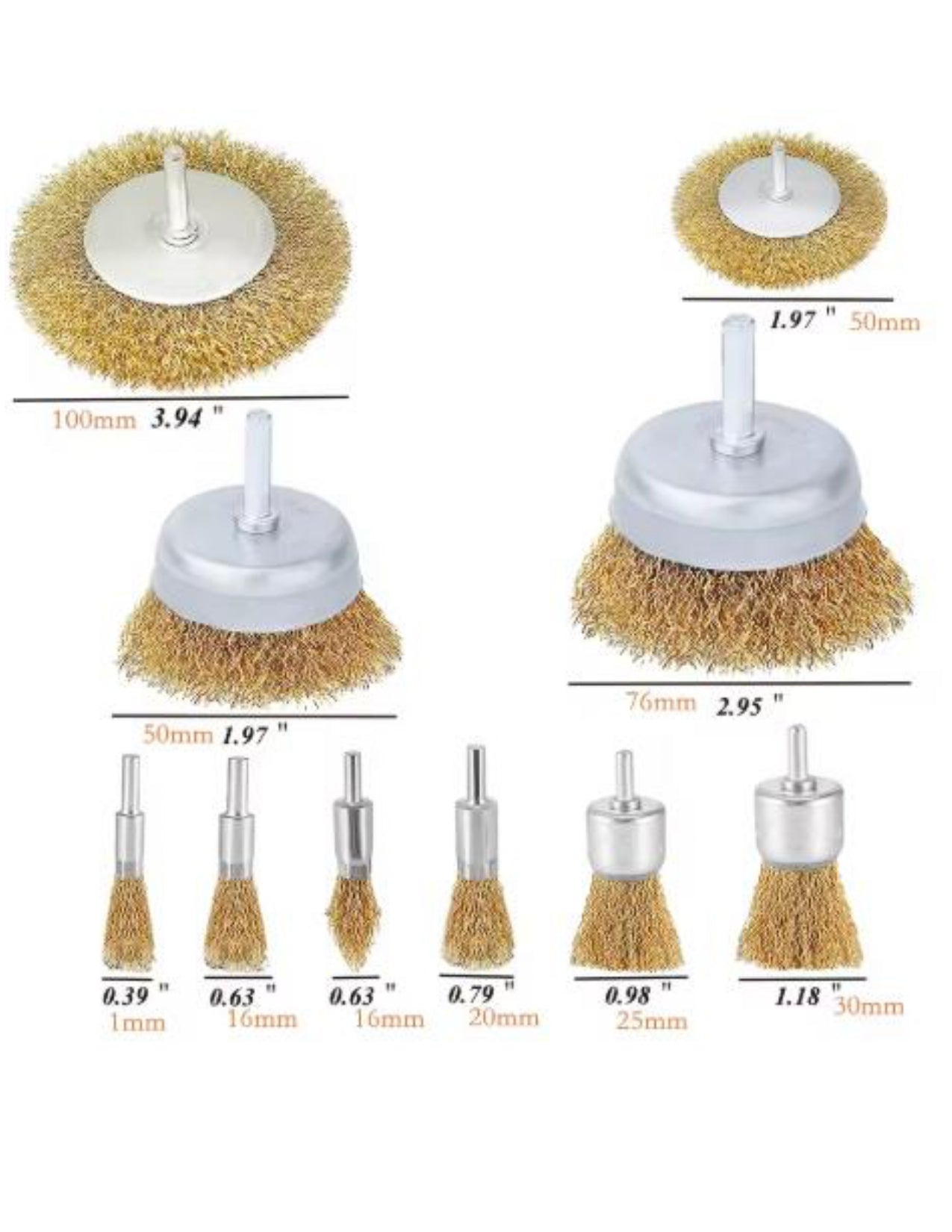 10 grandeurs de brosses