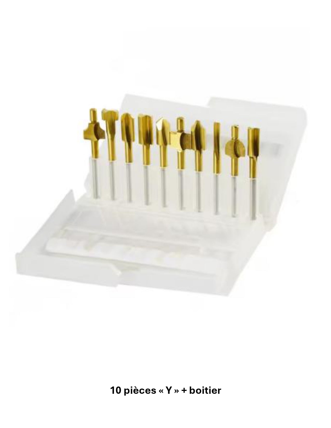10 pieces Y et boitier