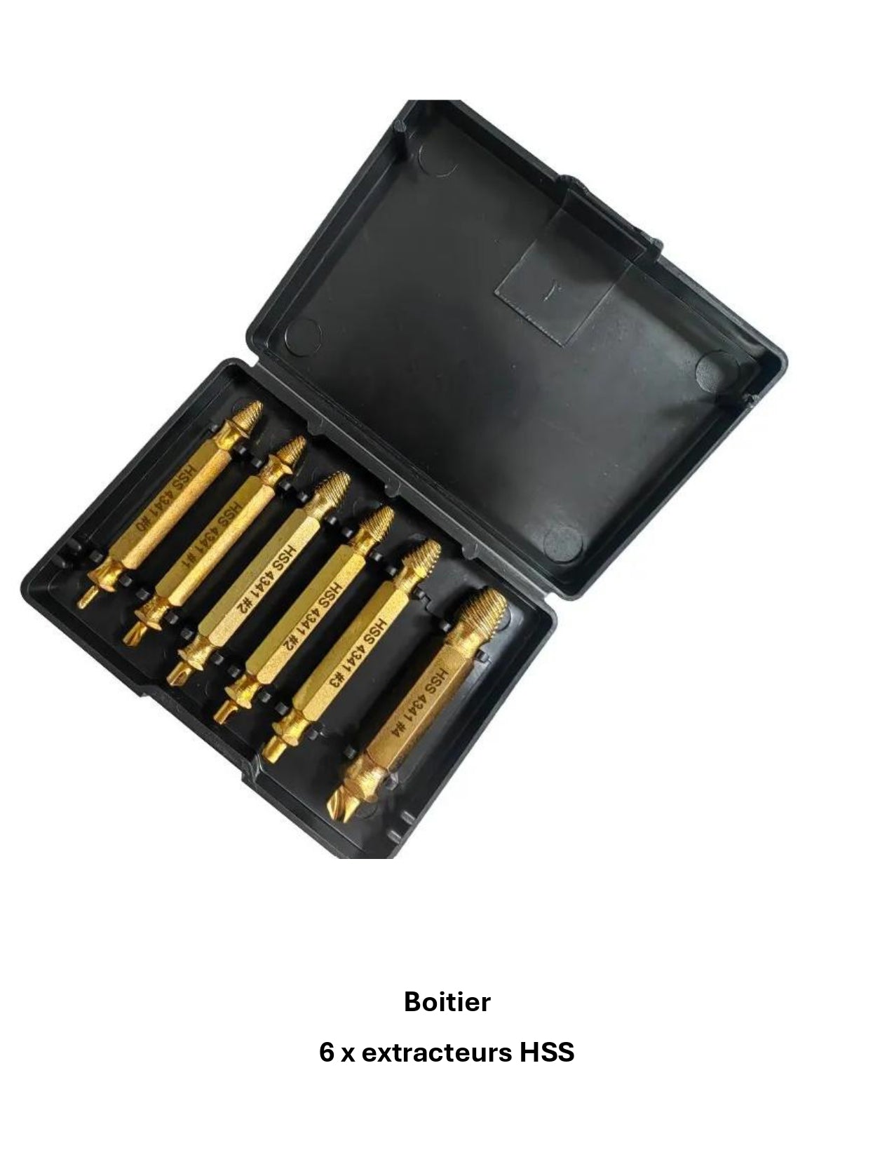 Boitier avec 6 extracteurs