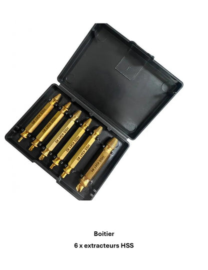 Boitier avec 6 extracteurs