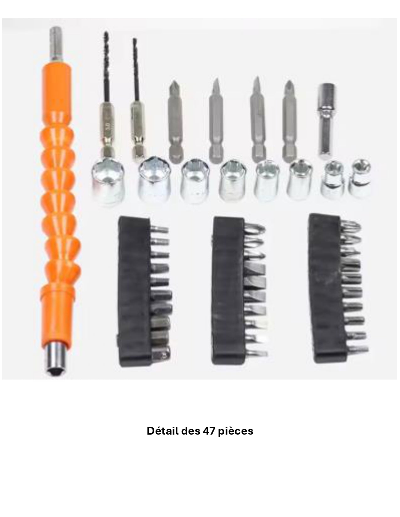 Details des 47 pièces
