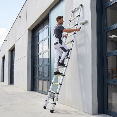 ECHELLE TELESCOPIQUE inoxydable 3.2m pour peinturer édifice 