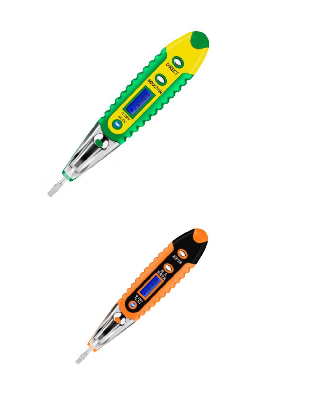 Testeur Vert orange