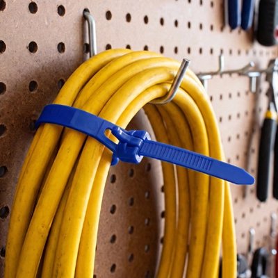 Attache cable​ bleu de 4 x 150mm