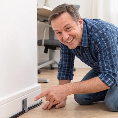 Attache cable​ gris pour pour le maintien des fils murals