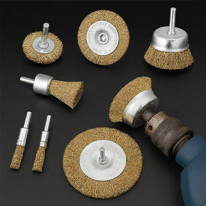 Brosse métallique perceuse 10 grosseurs 