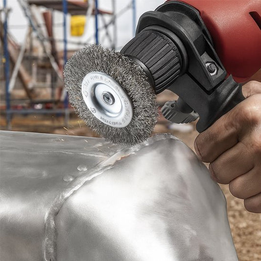 Brosse métallique perceuse en acier au carbone