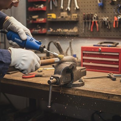 Brosse métallique perceuse polissage des métaux ​ 