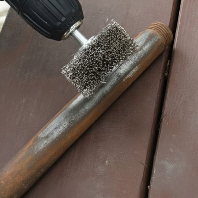 Brosse métallique perceuse pour bois et métal 