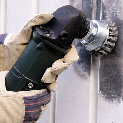 Brosse métallique perceuse pour finition métallique 