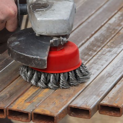 Brosse métallique perceuse pour métal et bois