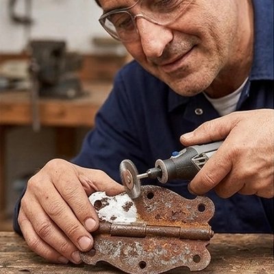 Brosse métallique pour éliminer la corrosion 