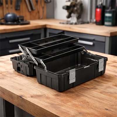 Caisse a outils à 3 plateaux 