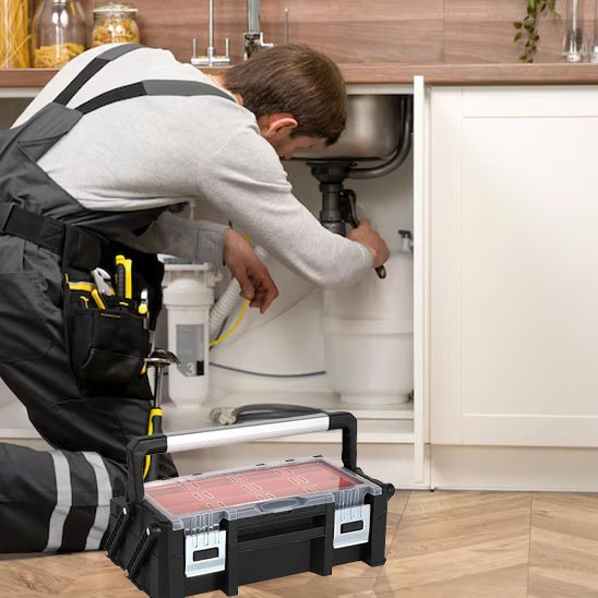Caisse a outils portable de grande capacité
