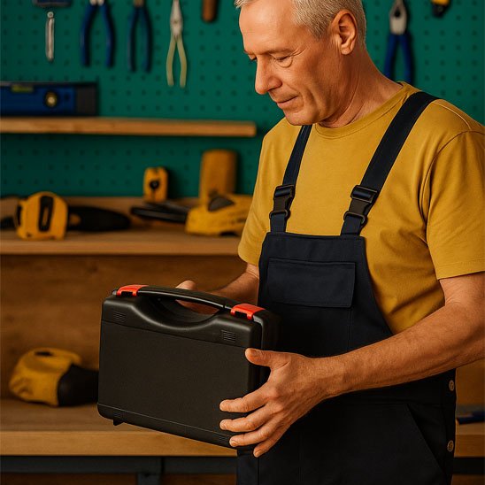 Caisse a outils solide de rangement 