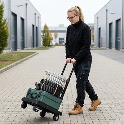 Chariot pliable pour de lourde charge