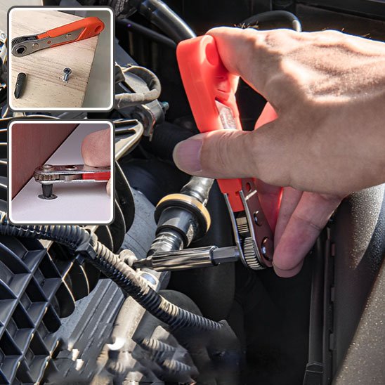 Clé à cliquet 38 dents pour travaux mécanique 