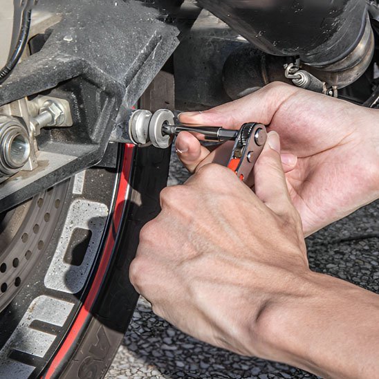 Clé à cliquet 38 dents pour réparation moto