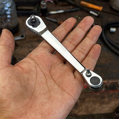 Clé à cliquet de 6.35mm longueur 107mm