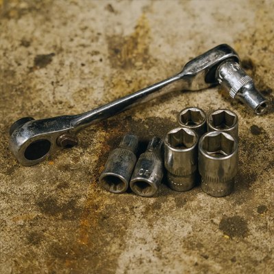 Ensemble de clé à cliquet de 6.35mm 