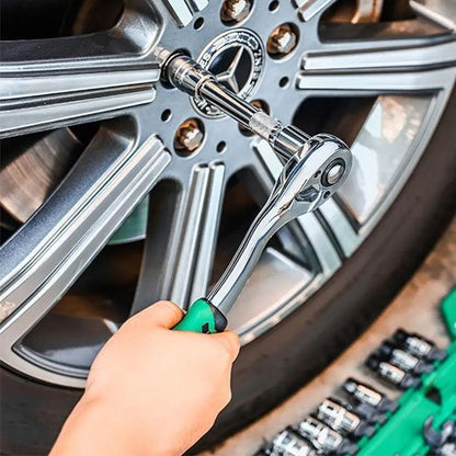 Clé à cliquet pour serrage écrous roue 