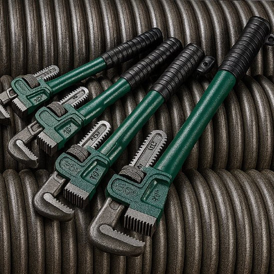 Cle a griffe ensemble de quatre grandeurs