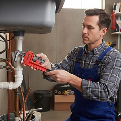 Cle a griffe pour raccord PVC