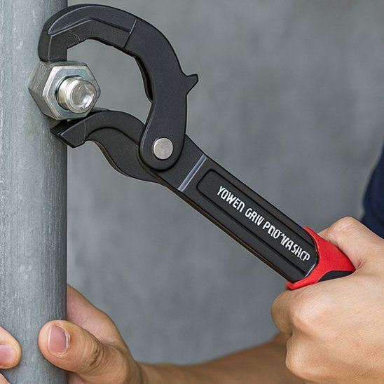 Clé à griffe pour serrage structure métallique 