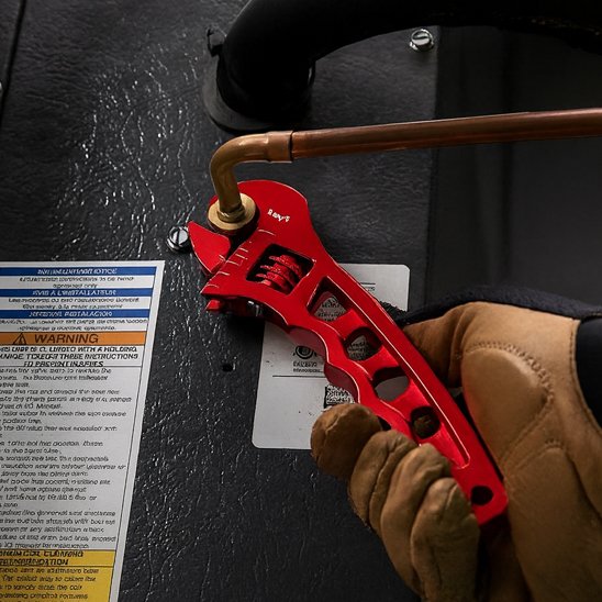 Clé à molette​ en aluminium pour raccord en cuivre 