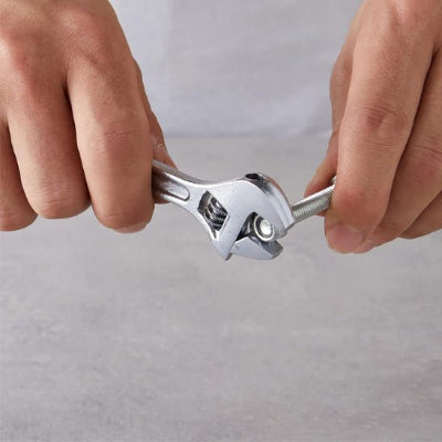 Clé à molette mini portative 68mm argent