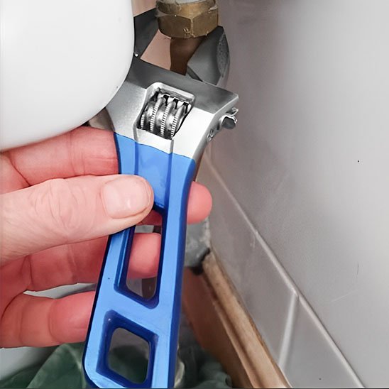 Clé à molette  mini pour serrage plomberie 