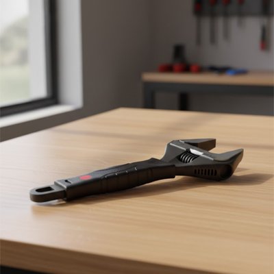 Clé à molette​ noir 15cm