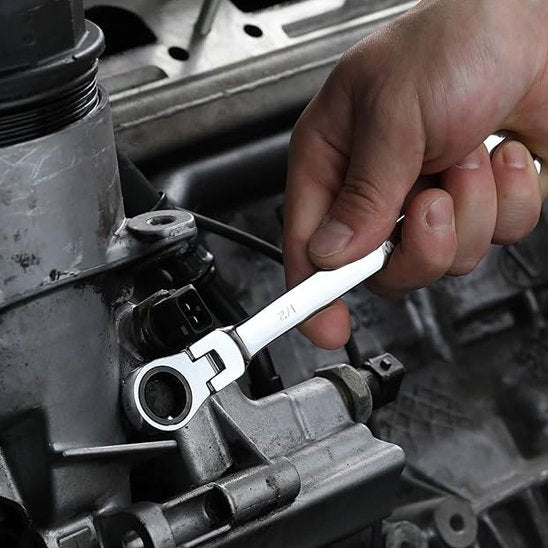 Clé plate à cliquet à 72 dents 