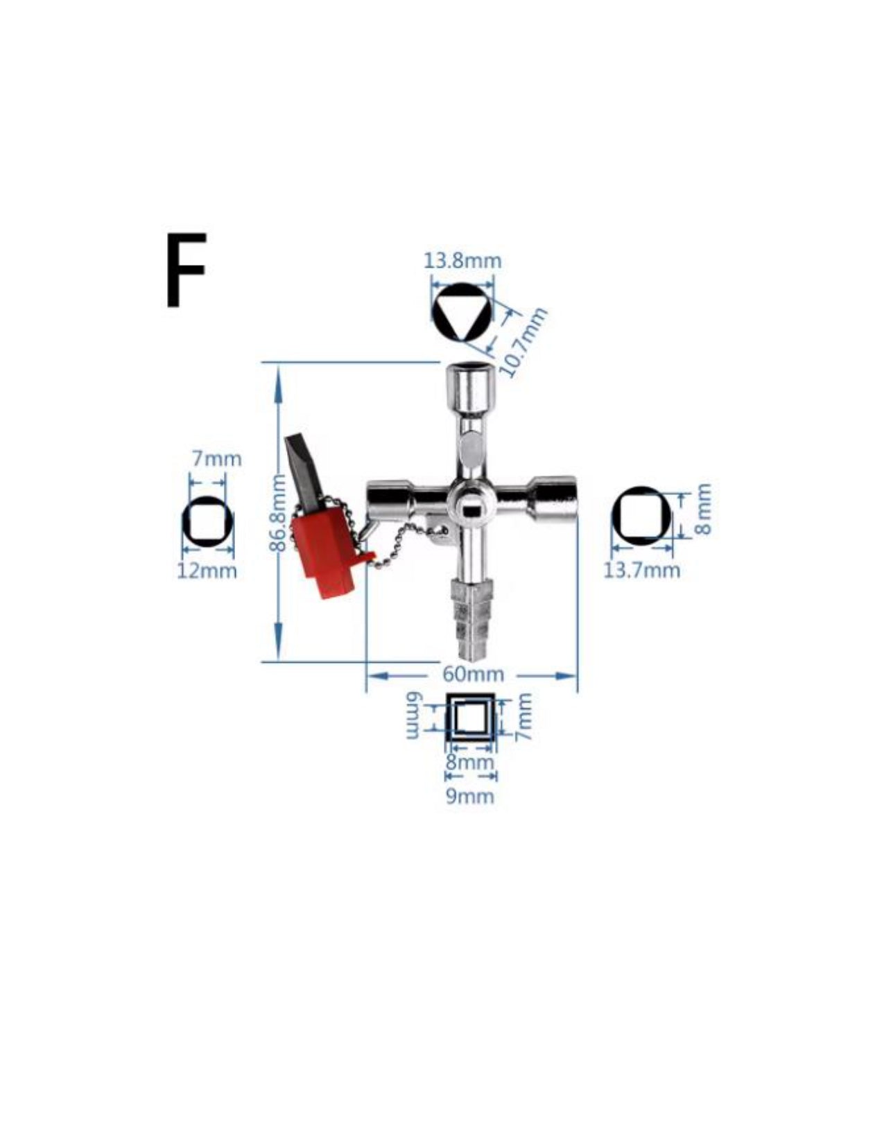 Clé universelle | Multifonction - Kit du bricoleur