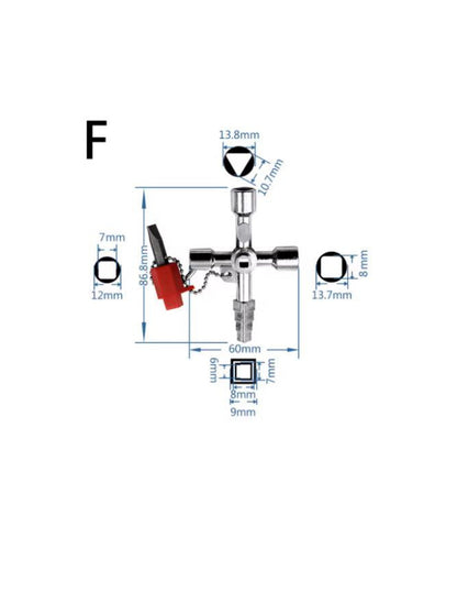 Clé universelle | Multifonction - Kit du bricoleur