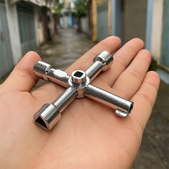 Clé universelle argent 