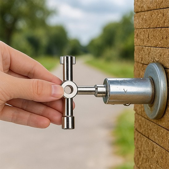 Clé universelle pour robinet 