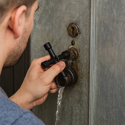 Clé universelle pour robinet plomberie 