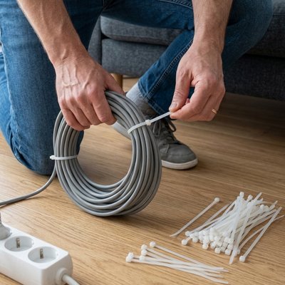 Collier de serrage plastique pour attaches les câbles 
