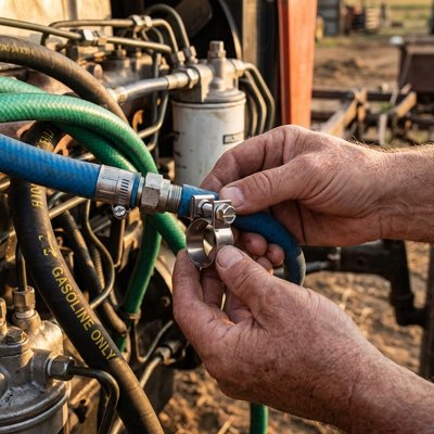 Collier de serrage pour conduits de carburant