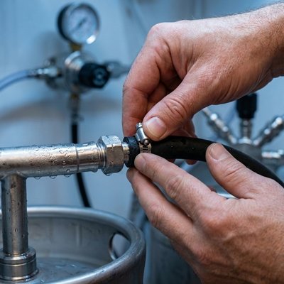 Collier de serrage pour les tuyaux à gaz