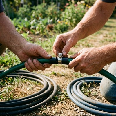 Collier de serrage pour tuyau jardin