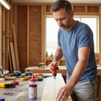 Cordeau traceur pour planche 