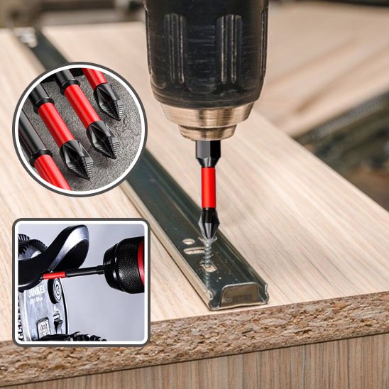 Embout visseuse pour vis à bois